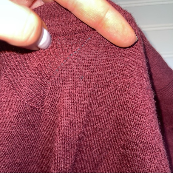 Lululemon Sunset Savasana Matoon Wine Sweater Medium - Picture 5 of 9